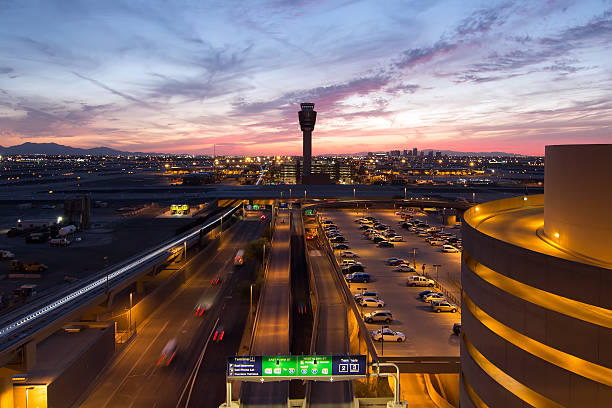 istock Phoenix Sky Harbor International Airport at Sunset. 585166076
