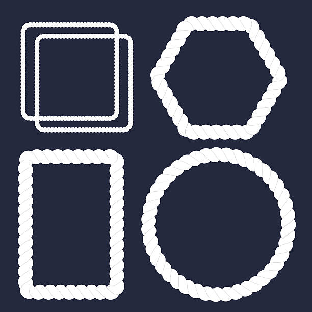 Nautical Rope Loop Frame 90+ Execution Loop Of Strong Natural Draft Rope Stock Photos, Pictures ...