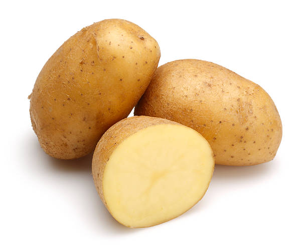 istock Raw Potato and half potato 585172666