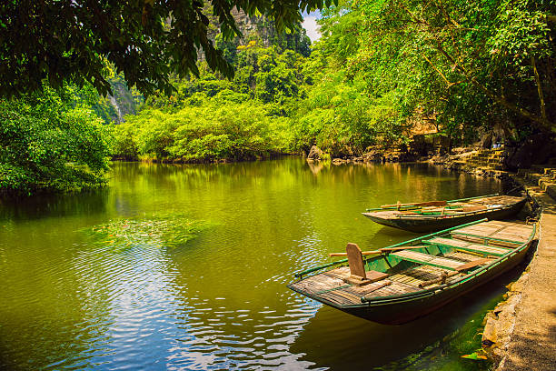 istock On the boat in Trang An 585174194