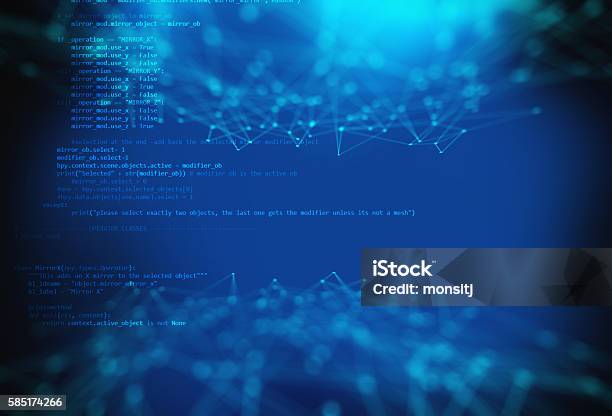 Código De Programación De Fondo Abstracto Tecnología De Deve De Software Foto de stock y más banco de imágenes de Tecnología