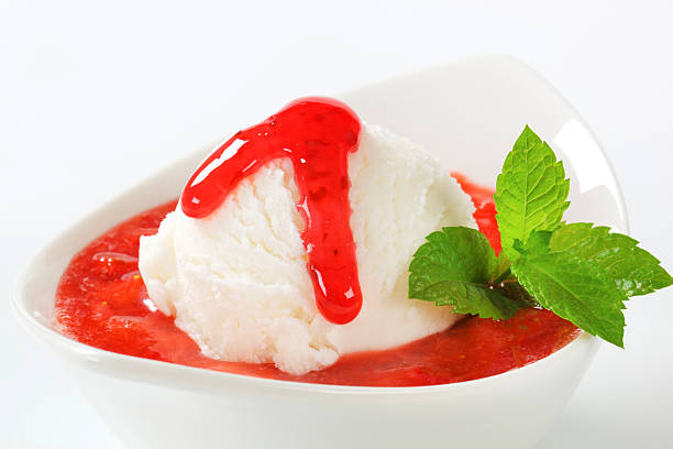 istock ice cream with strawberry puree 585184398