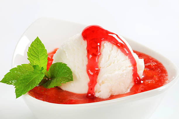 istock ice cream with strawberry puree 585184454