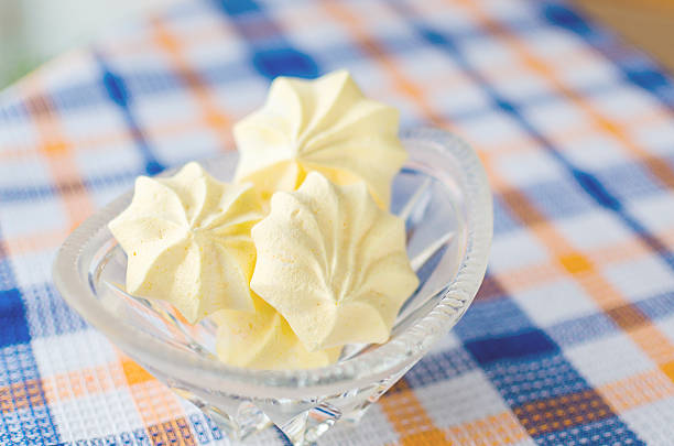 istock Yellow cookies in crystal vase. 585185372