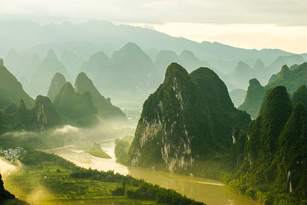 istock China Guilin Messire mountain scenery 585185974