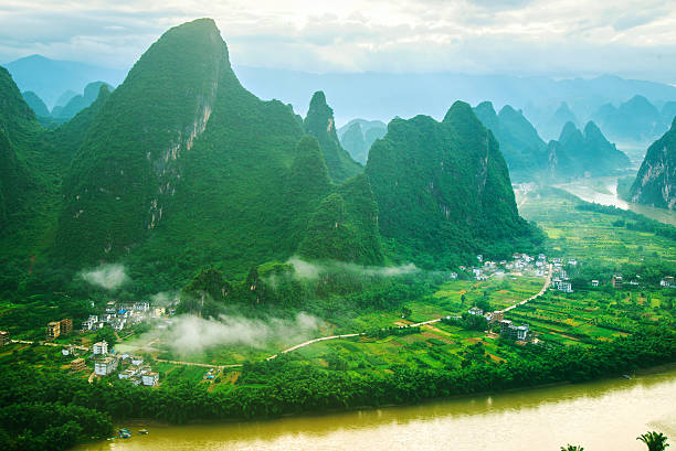 istock China Guilin Messire mountain scenery 585188516