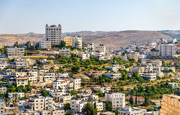 View of Bethlehem - Palestine View of the city of Bethlehem - Palestine bethlehem west bank stock pictures, royalty-free photos & images