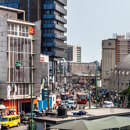 Tinubu Square traffic.