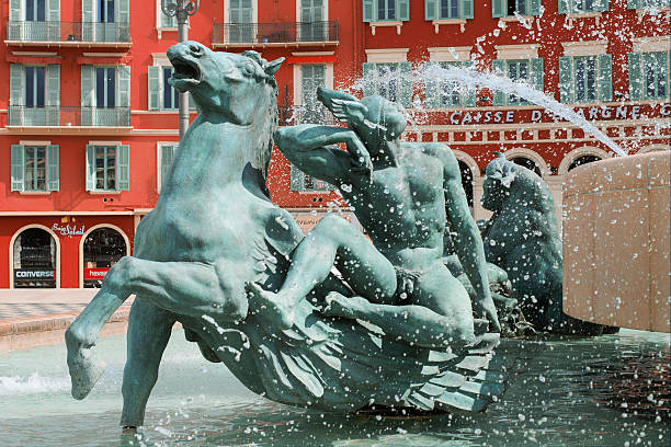 Gates and fountains in Stanislas Place - Nancy - France.