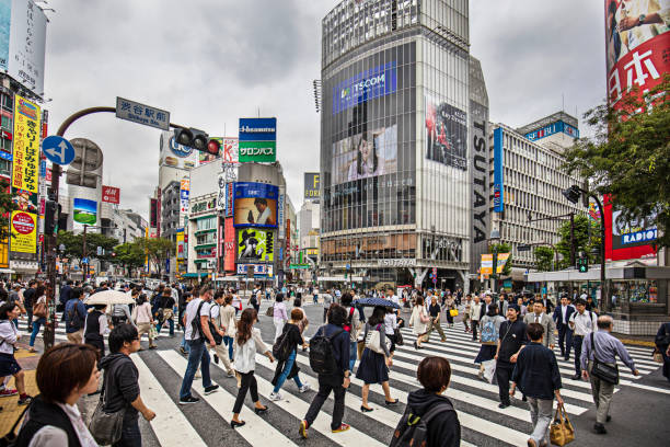istock Shibuya crossing on a cloudy day 585288794