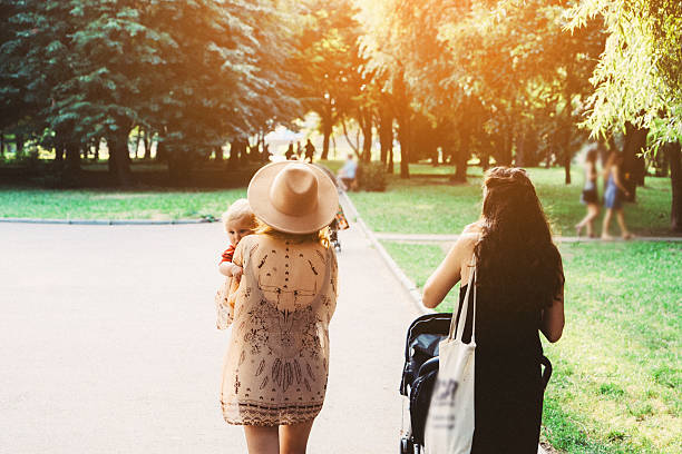 istock Young women with baby 585294864