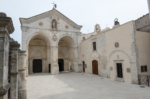 St Michael basilica at Monte Sant'Angelo on Puglia, Italy