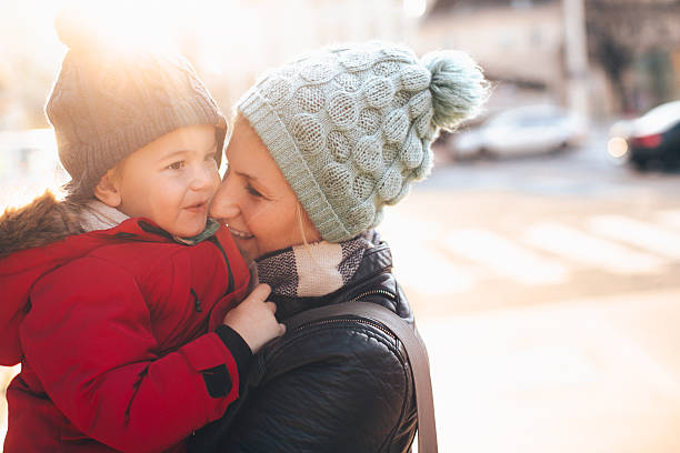 istock Sunny, winter day in the city 585298916