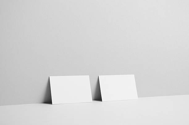 istock Business Card Mock-Up (85x55mm) - Wall Background 585300834