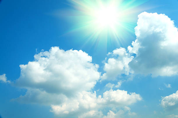 istock Abstract background of blue sky and clouds 585303134