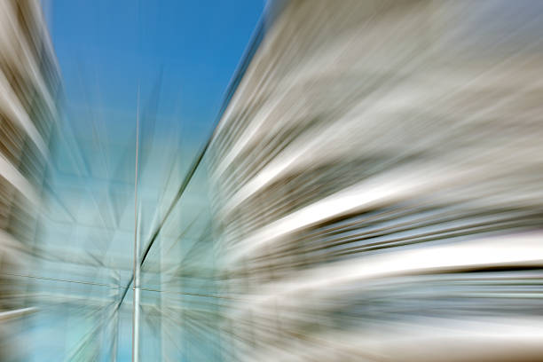 istock Defocused Building and City Abstract Background Motion Blur 585303414