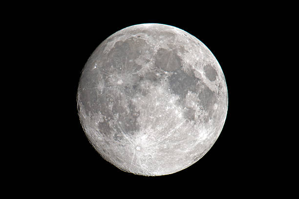 luna piena  - satellite planetario foto e immagini stock