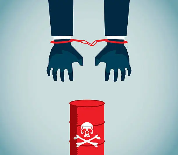 Vector illustration of Toxic Substance