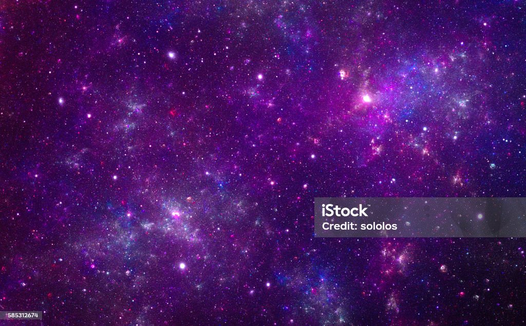 Purple nebula Purple nebula stars background Outer Space Stock Photo