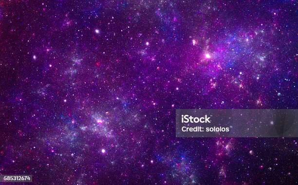Purple Nebula Stock Photo - Download Image Now - Purple, Astrology, Galaxy