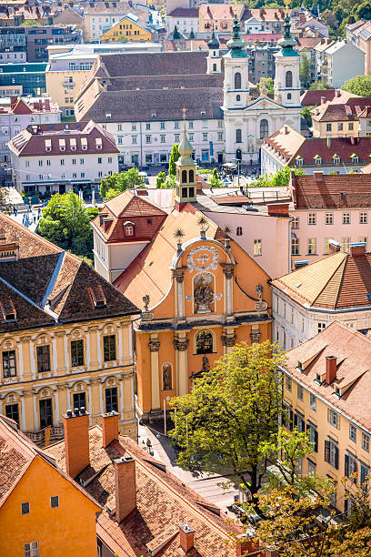 istock View on Graz city 585312798