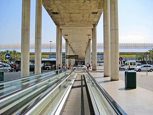Airport Palma de Majorca stock photo