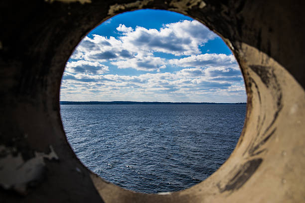 istock Lake Murray South Carolina USA Landscape Through Pipe Perspective 585317834