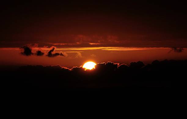 istock Sunset lights up the heavens 585319554