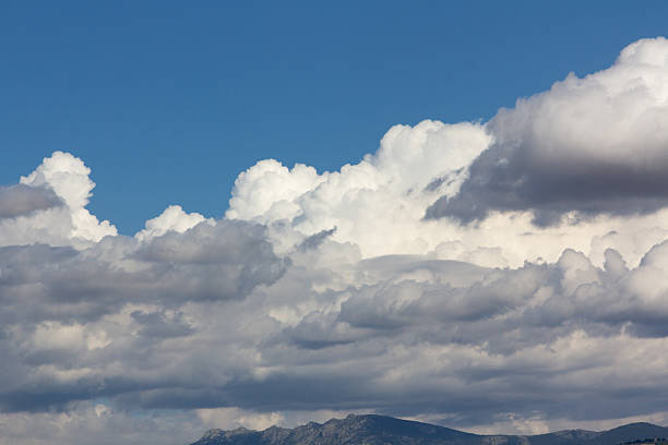 istock Big white clouds in the sky 585319750