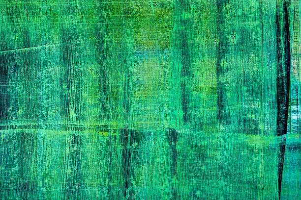 istock Abstract painted canvas. Oil paints on a palette. 585321652