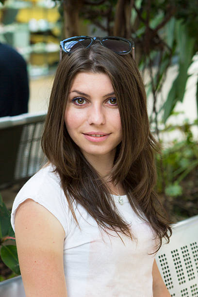 istock Portrait of young brunette 585327546