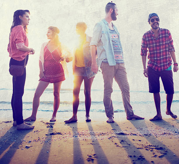 istock Diverse Beach Summer Friends Fun Bonding Concept 585483914