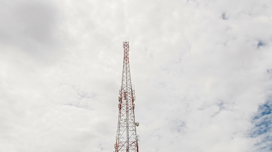 Radio Tower on top of a Mountain