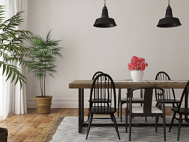 Interior of dining area with