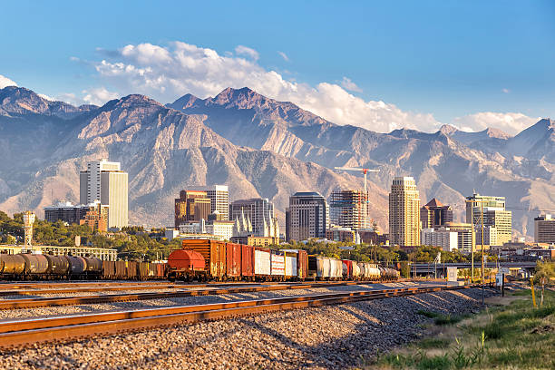 Downtown Salt Lake City Utah Stock Photo - Download Image Now - Salt Lake  City - Utah, Utah, Mountain - iStock