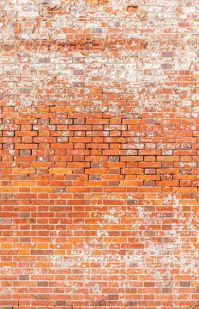 istock The grungy brick wall pattern of exterior building. 585499456