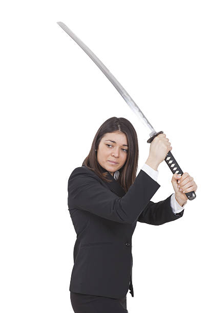 istock Warrior businesswoman 585504542