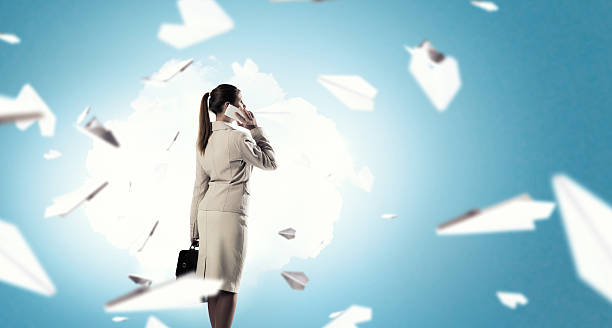 istock Having business talk  . Mixed media 585506114