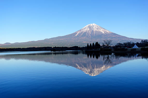 istock Mount Fuji and Lake Tanuki, Shizuoka 585514708
