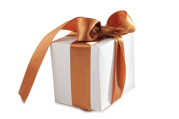 istock Box and gold ribbon 585514816