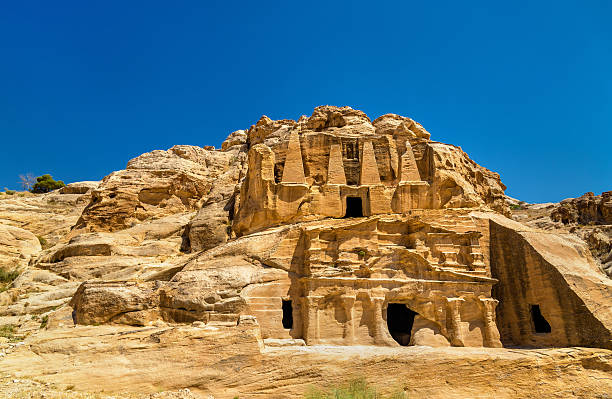 istock Obelisk Tomb and the Triclinium at Petra 585525896
