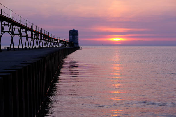 istock Manistee North Pierhead Lighthouse restoration 585584552