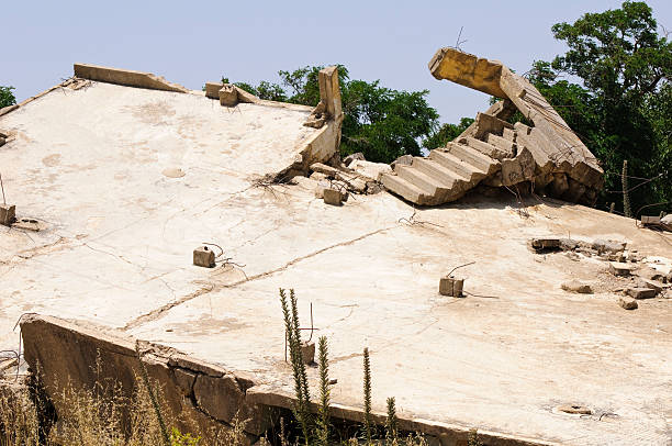 istock Demolished building in Quneitra, Syria 585587506