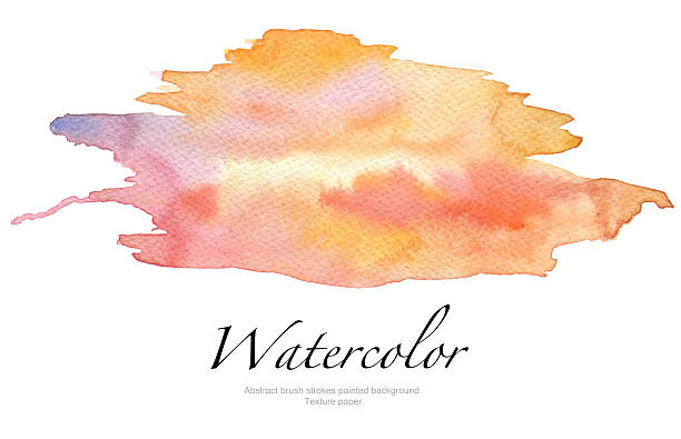 ilustrações de stock, clip art, desenhos animados e ícones de abstract watercolor brush strokes painted background. - paintbrush brush stroke paint stroking