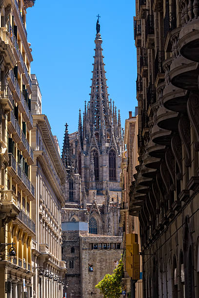 istock Cathedral of Barcelona 585592040