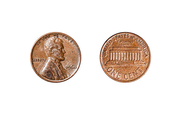 istock penny with Lincoln's face 585595216