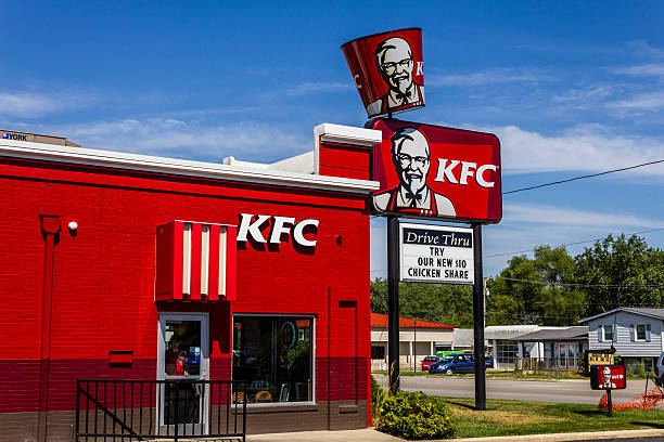 kentucky smażone kurczaki retail fast food lokalizacja ii - colonel zdjęcia i obrazy z banku zdjęć