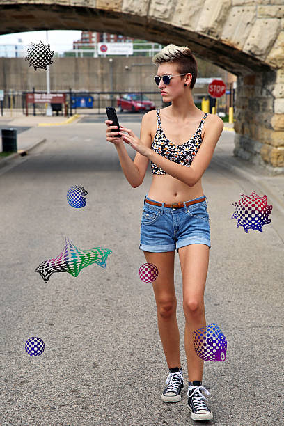 istock Young Woman Mobile Gaming 585596612