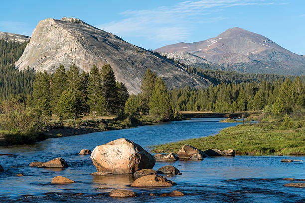 istock Tuolumne River with Lembert Dome and Mount Dana 585604770