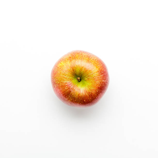 fresh apple fresh biologically apple against white background apple pie a la mode stock pictures, royalty-free photos & images